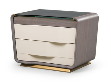MELTING LIGHT - Rectangular bedside table with drawers by Turri - view 2