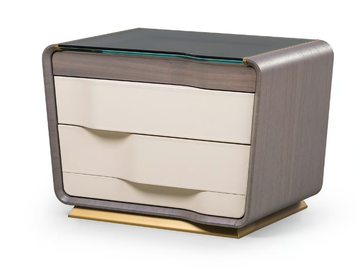 MELTING LIGHT - Rectangular bedside table with drawers by Turri - view 3