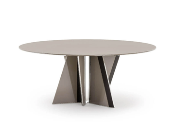MILANO - Round dining table by Turri - view 2