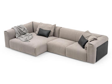 SOUL - Sectional fabric sofa by Turri - view 3