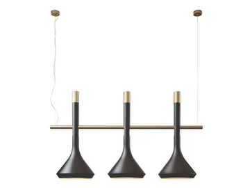 TUBULAR BELLS - Metal pendant lamp by Turri - view 2