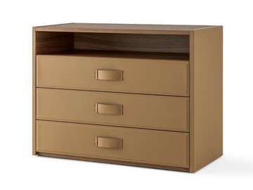 ATELIER - Leather chest of drawers by Turri - view 2