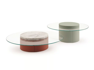 ROMA - Glass coffee table by Turri - view 2