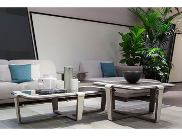 VINE - Square solid wood coffee table by Turri - view 3
