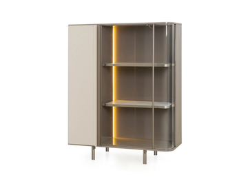 ZERO - Display cabinet with integrated lighting by Turri - view 2