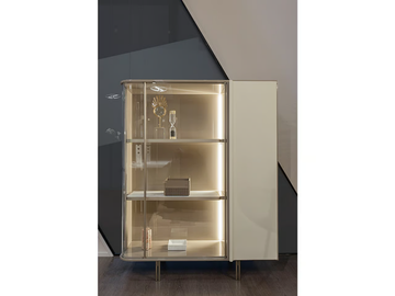 ZERO - Display cabinet with integrated lighting by Turri - view 3