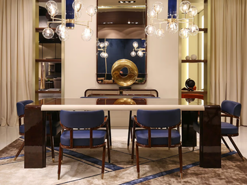 MADISON - Rectangular wooden table by Turri - view 2