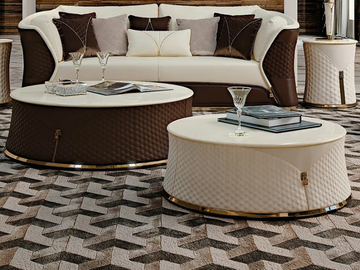 VOGUE - Low bistro side table by Turri - view 2