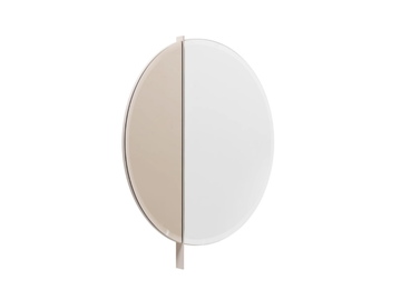 ZERO - Round wall-mounted metal mirror by Turri - view 2