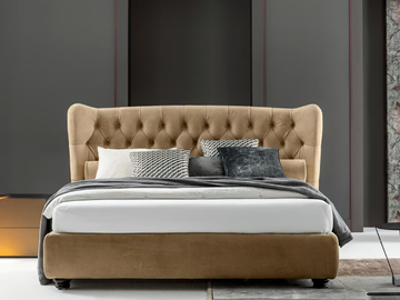 TOMMY CAPITONNÈ - Double bed with tufted headboard by Twils - view 3
