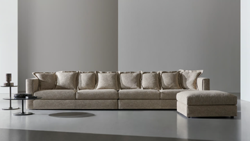 ANTIBES - Sectional 4 seater fabric sofa by Twils - view 3