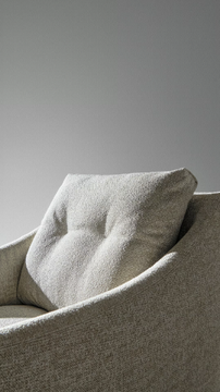 ASCOT - Fabric armchair with armrests by Twils - view 3