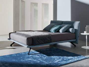 LOGAN - Fabric double bed with upholstered headboard by Twils - view 3