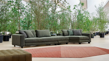 T-TIME - Sectional fabric sofa by Twils - view 2