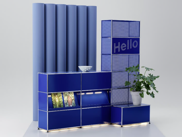 USM HALLER E - Reception desk with Built-In Lights by USM - view 2