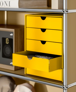 USM HALLER - Modular steel bookcase by USM - view 3