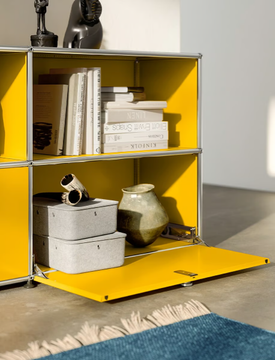 USM HALLER - Modular metal sideboard with flap doors by USM - view 3