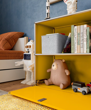 USM HALLER - Sectional steel bookcase by USM - view 3