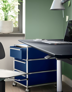 USM KITOS M - Height-adjustable rectangular office desk by USM - view 3