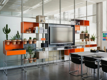 WORLD OF PLANTS FOR USM HALLER - Media office shelving by USM - view 2