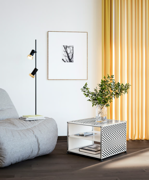 ZIGZAG - Metal coffee table / bedside table by USM - view 3