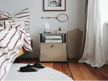 USM HALLER NIGHTSTAND - Bedside table with drawers by USM - view 2