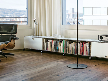 USM HALLER LOWBOARD - Modular metal sideboard by USM - view 3