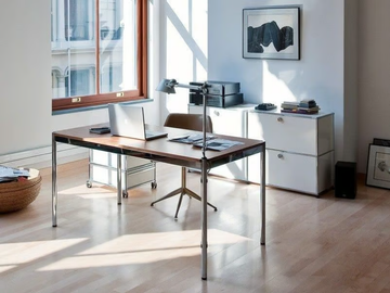 USM HALLER STORAGE FOR HOME OFFICE - Modular metal office storage unit by USM - view 3