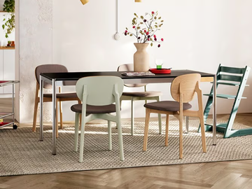 USM HALLER - Rectangular linoleum table by USM - view 2
