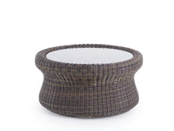 AGORÀ - Round low WaProLace® garden side table by Unopiù - view 2