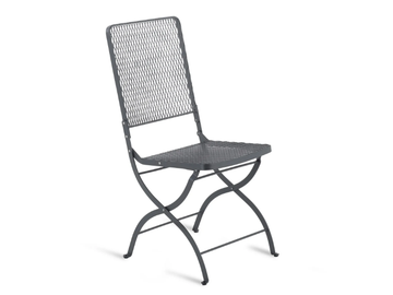 AURORA - Folding wrought iron garden chair by Unopiù - view 2