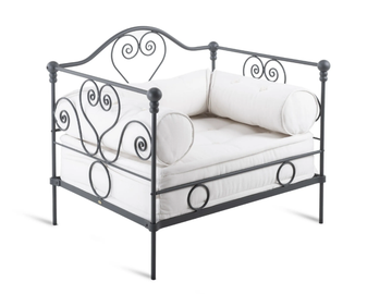 AURORA - Garden armchair in iron and acrylic fabric by Unopiù - view 2