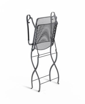 AURORA - Folding wrought iron chair with armrests by Unopiù - view 3