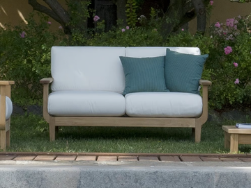 CHELSEA - 2 seater teak garden sofa by Unopiù - view 3