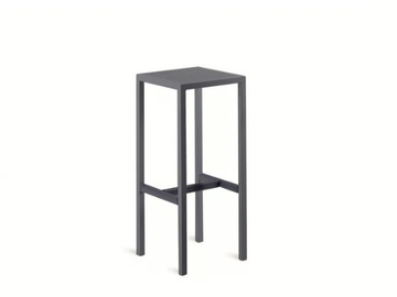 CONRAD - High iron garden stool with footrest by Unopiù - view 2