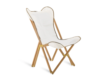 CHELSEA - Folding armchair in teak and cotton by Unopiù - view 2