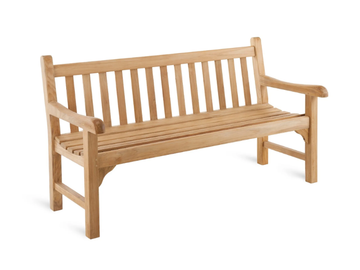 CHELSEA - Teak garden bench with armrests by Unopiù - view 2