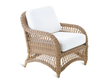 OLIMPIA - WaProLace® garden armchair with armrests by Unopiù - view 2