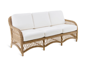 OLIMPIA - Garden sofa in WaProLace® and acrylic fabric by Unopiù - view 2