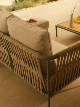 TREBLE - 2 seater garden sofa by Unopiù - view 3