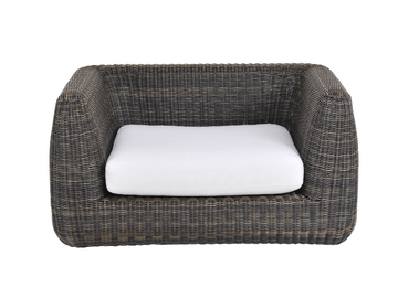 AGORÀ - WaProLace® garden armchair with armrests by Unopiù - view 3