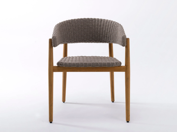PEVERO - Garden synthetic material easy chair with armrests by Unopiù - view 3