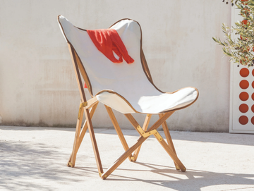 CHELSEA - Folding armchair in teak and cotton by Unopiù - view 3