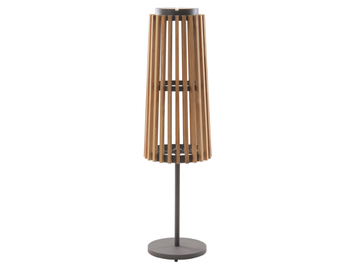 SOLARE - Solar powered teak floor lamp by Unopiù - view 2