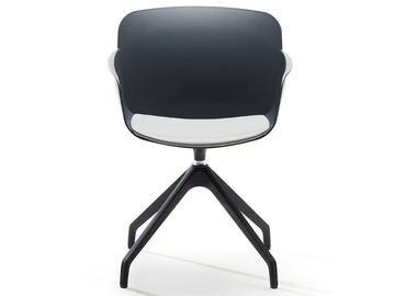 LIBERA ARMCHAIR - Swivel trestle-based polypropylene chair by VAGHI - view 2
