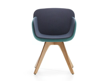 VIVA GUEST - Chair with armrests and beech legs by VAGHI - view 2