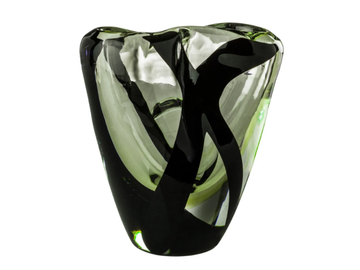 BLACK BELT OTTO - Blown glass vase by VENINI - view 2