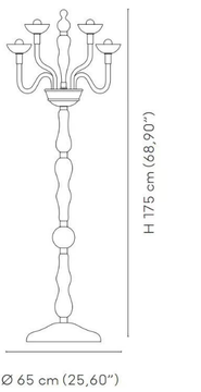 CARLO SCARPA 99.37 - LED handmade blown glass floor lamp by VENINI - view 3