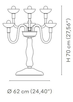 CARLO SCARPA 99.37 - Handmade blown glass table lamp by VENINI - view 3