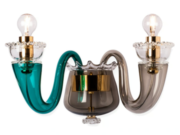 GIO PONTI 99.81 - Blown glass wall lamp by VENINI - view 3